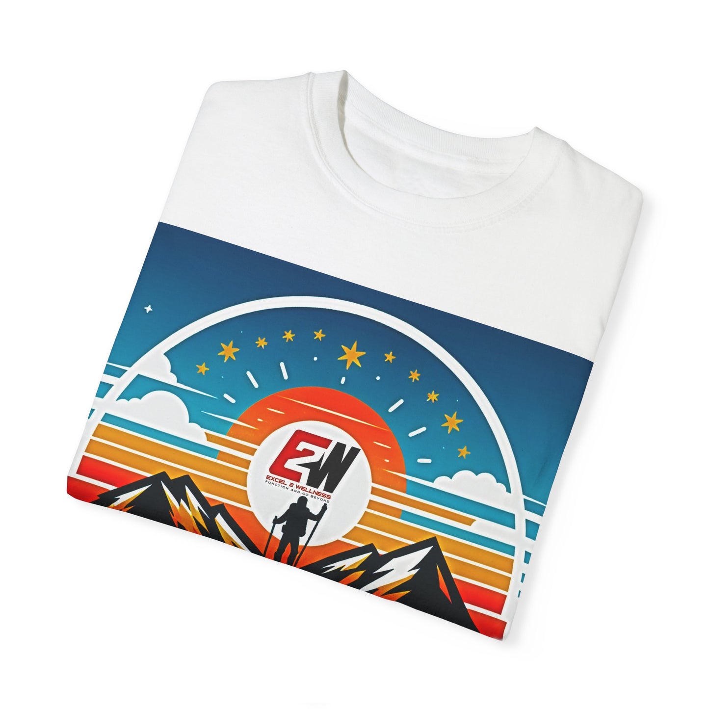 Inspirational Unisex Garment-Dyed T-Shirt - 'I CAN I WILL I'M DOING IT' Motivational Tee