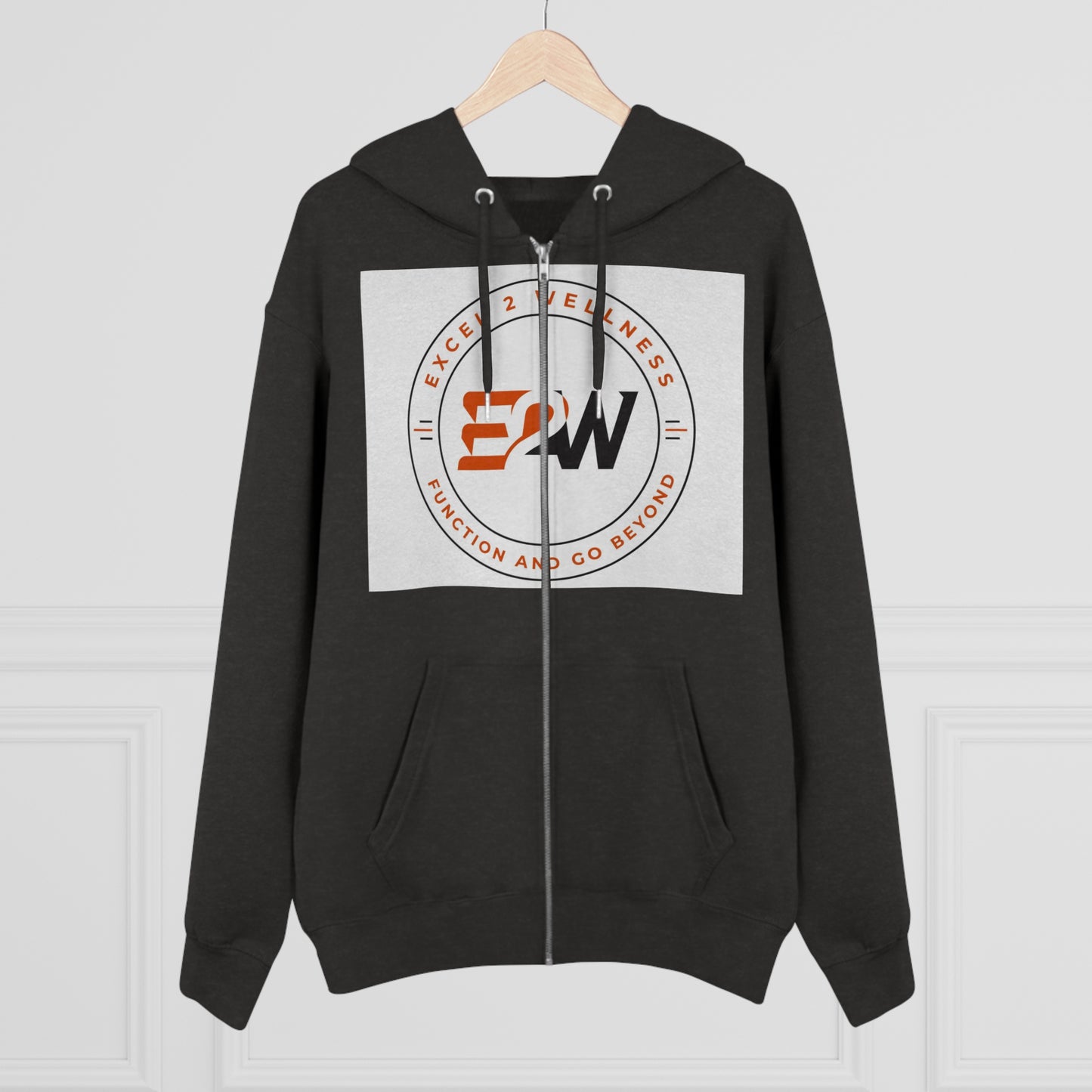 Black Men's Cultivator Zip Hoodie
