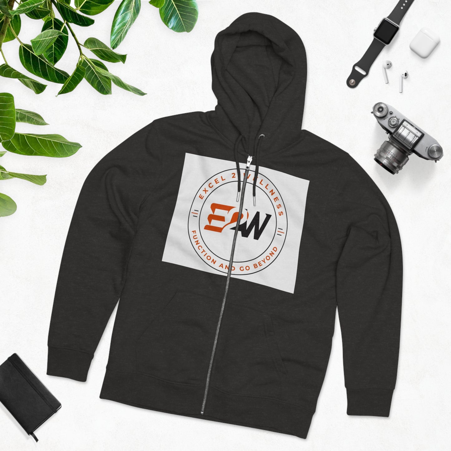 Black Men's Cultivator Zip Hoodie