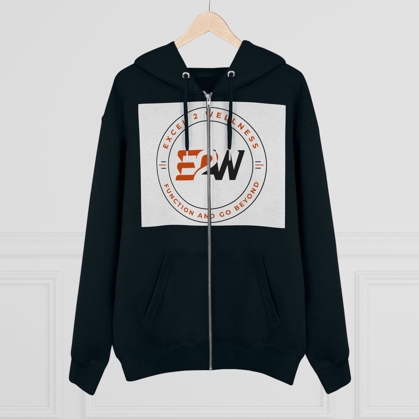 Black Men's Cultivator Zip Hoodie