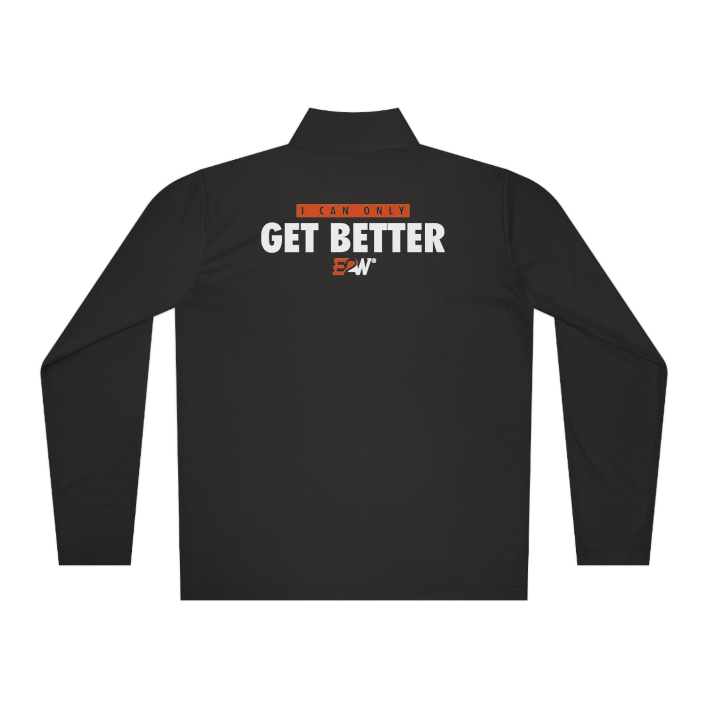 Black Unisex Quarter-Zip Pullover