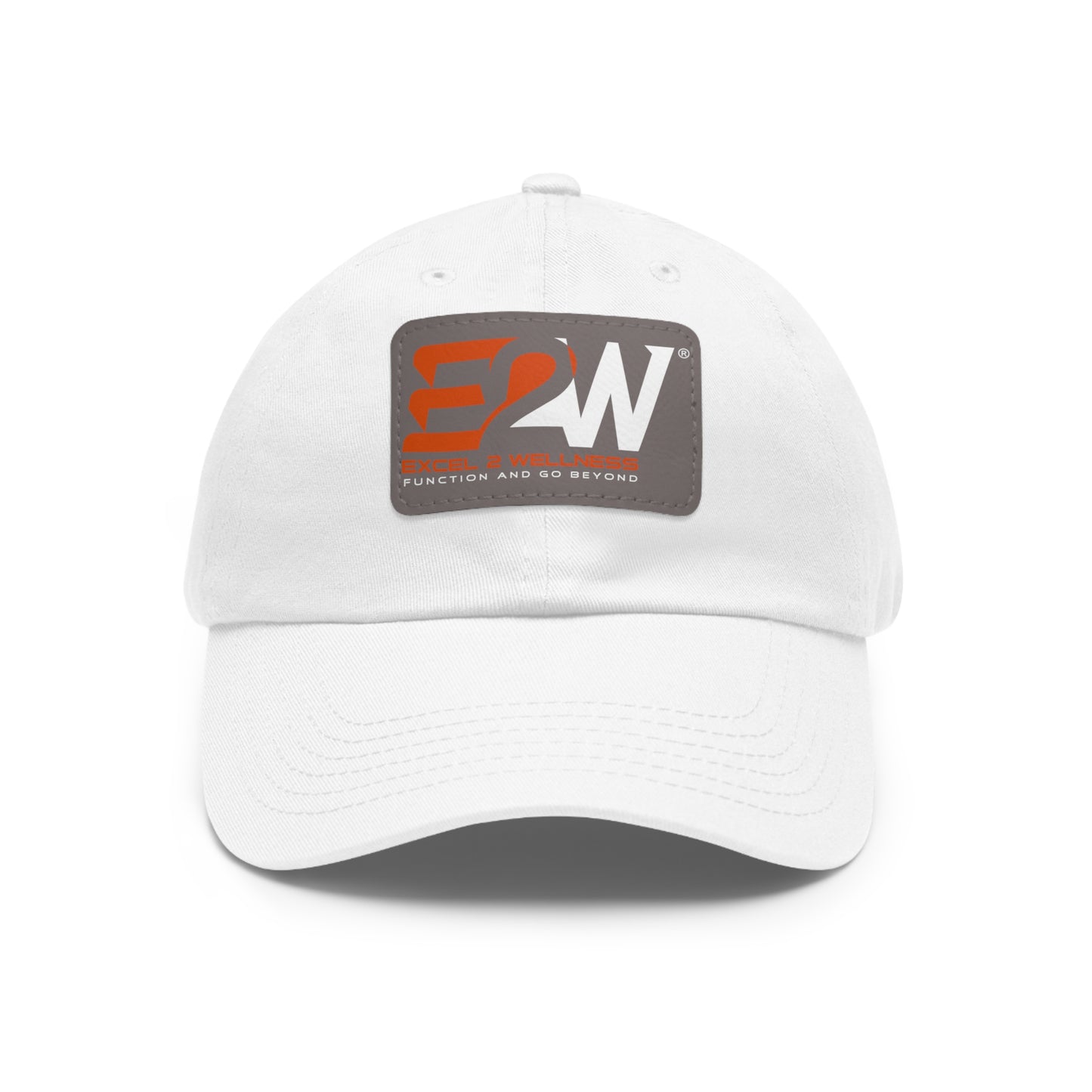 Dad Hat with Leather Patch (Rectangle)