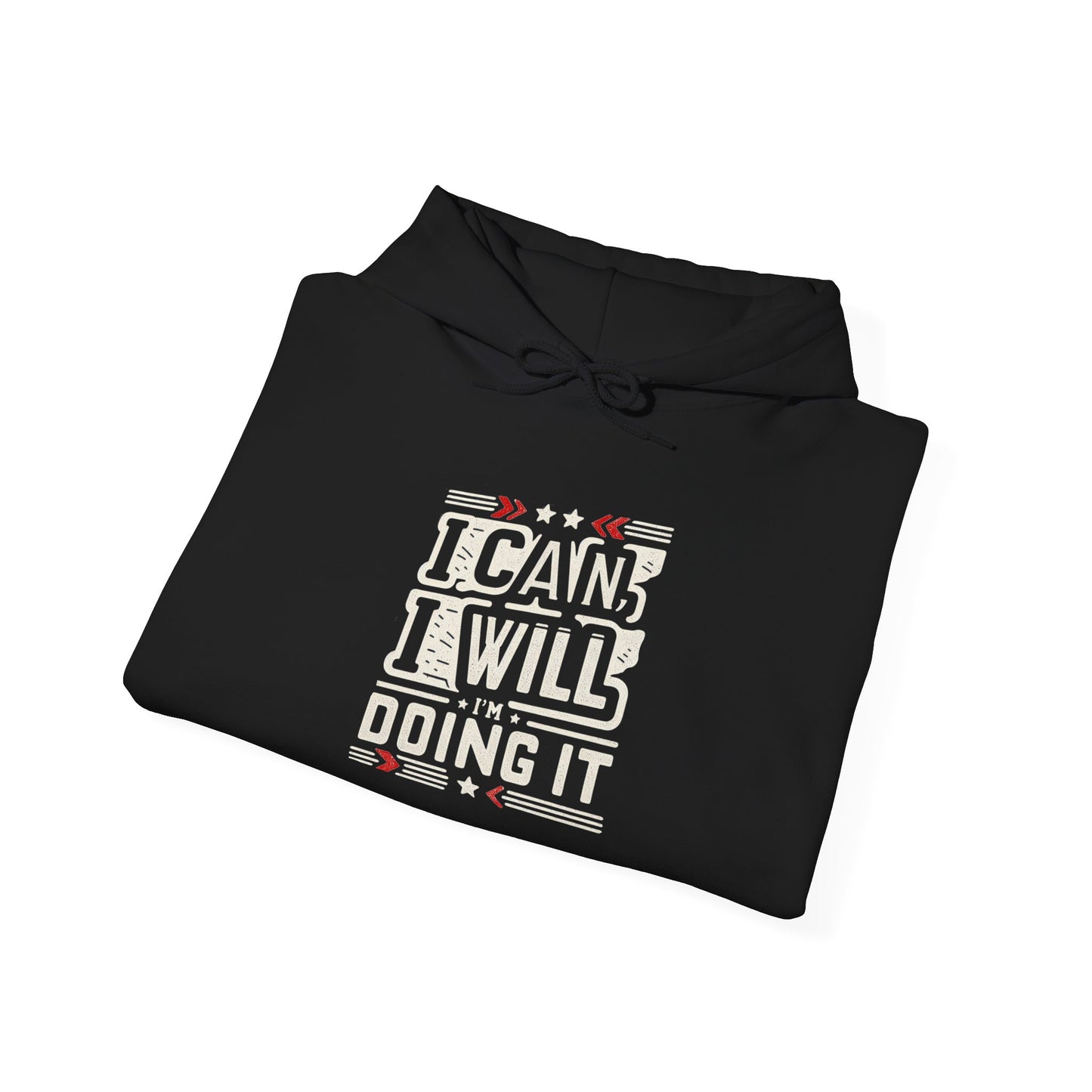 Inspiration & Motivation Hooded Sweatshirt for Fitness Enthusiasts