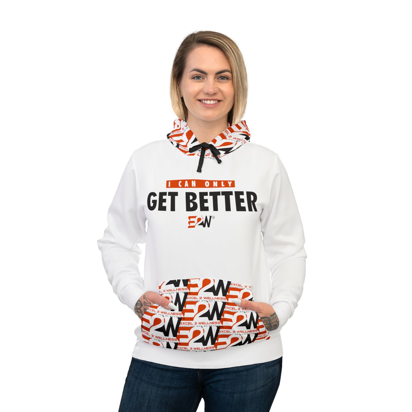 E2W Athletic Hoodie (WHT)