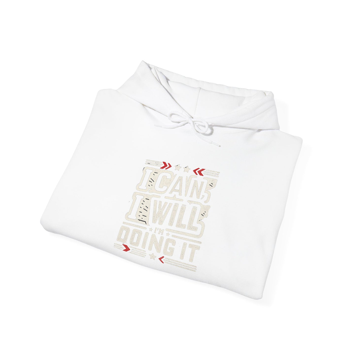 Inspiration & Motivation Hooded Sweatshirt for Fitness Enthusiasts