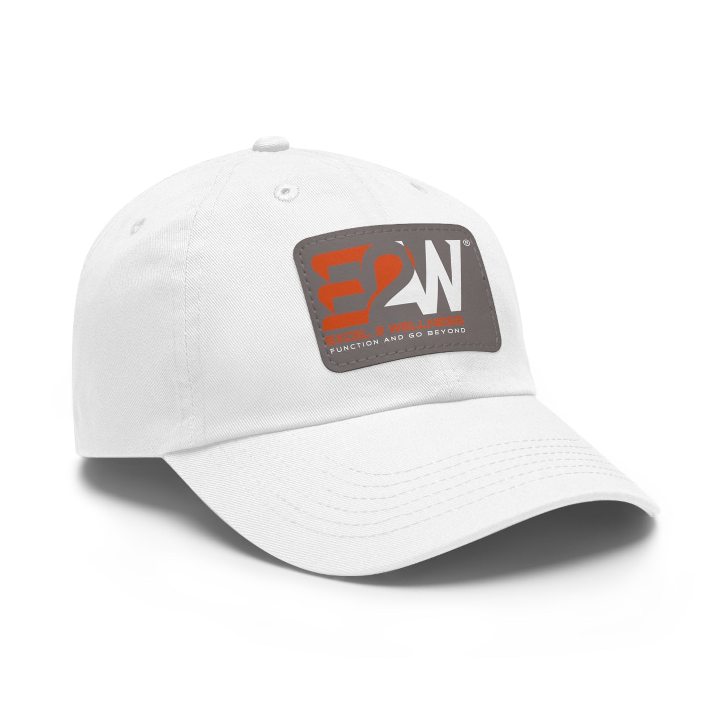 Dad Hat with Leather Patch (Rectangle)