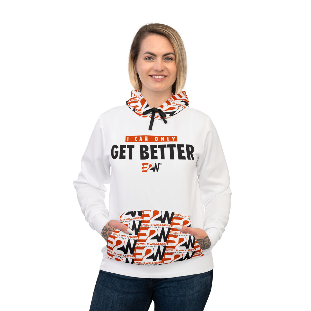 E2W Athletic Hoodie (WHT)