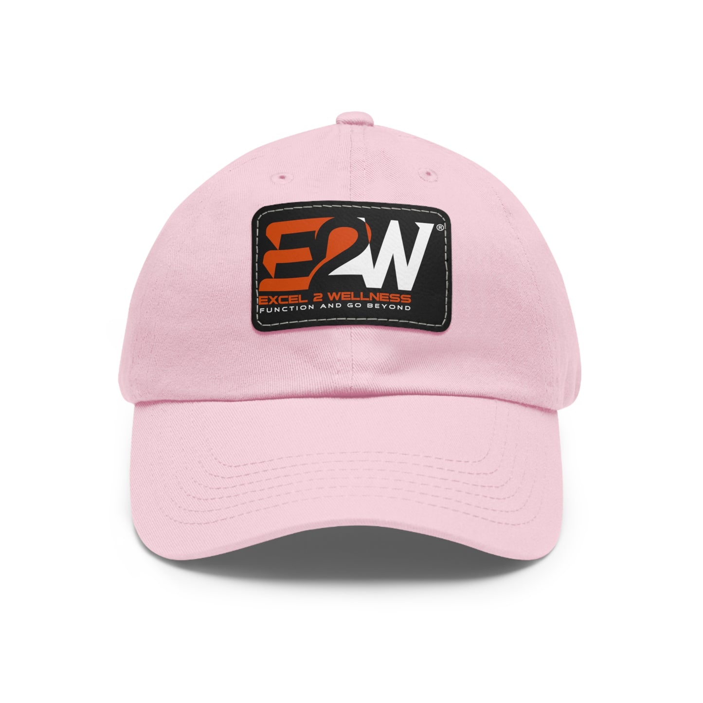 Dad Hat with Leather Patch (Rectangle)