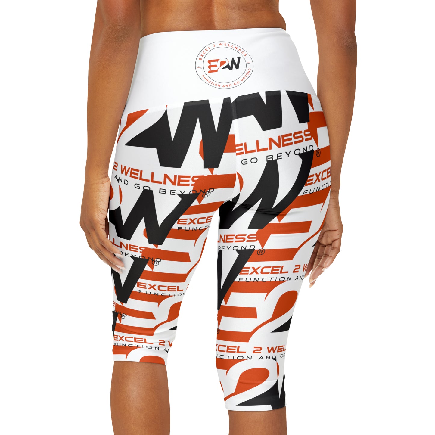 Pattern Yoga Capri Leggings (AOP)