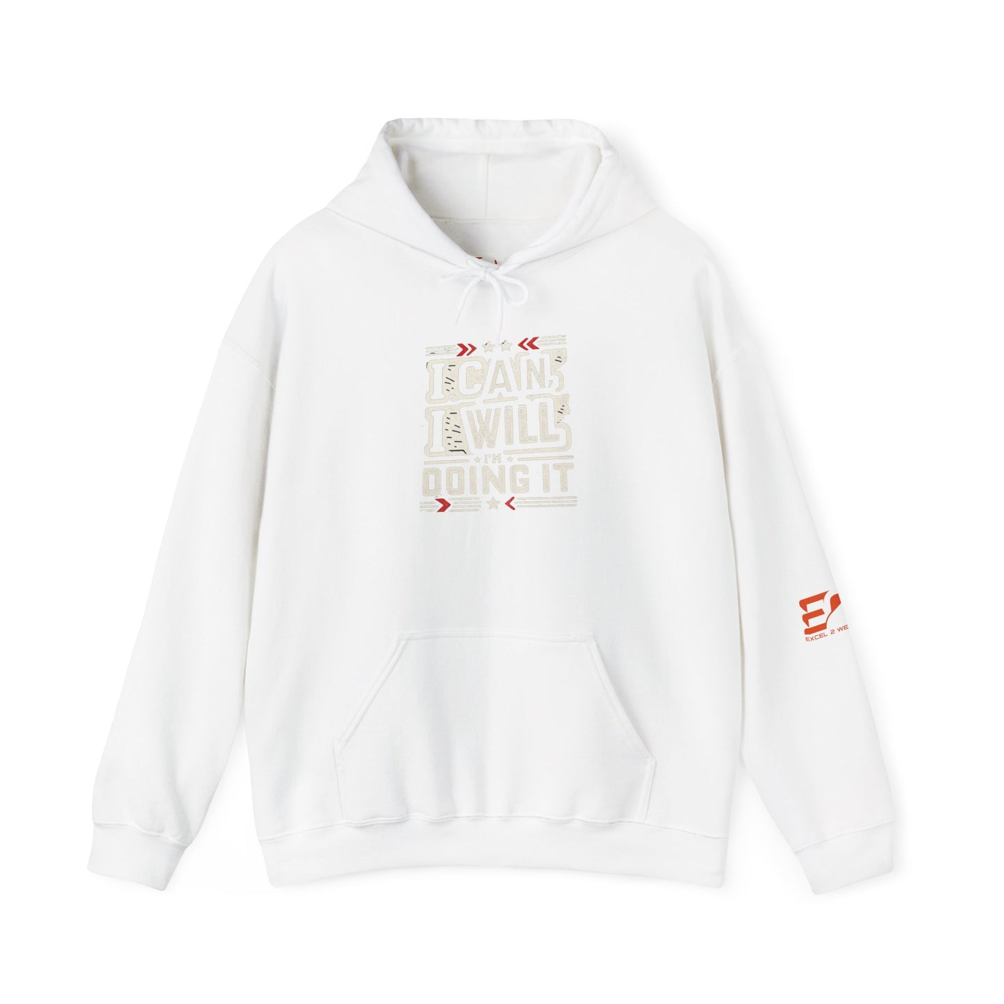 Inspiration & Motivation Hooded Sweatshirt for Fitness Enthusiasts