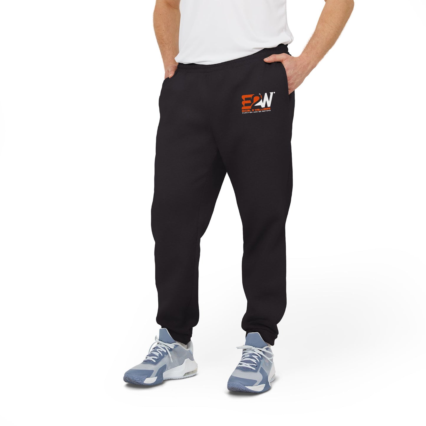 Comfortable Unisex Fleece Joggers with Stylish Branding