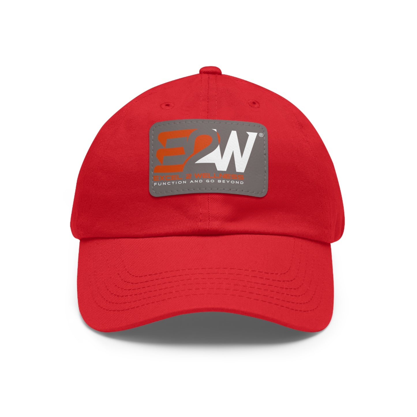 Dad Hat with Leather Patch (Rectangle)