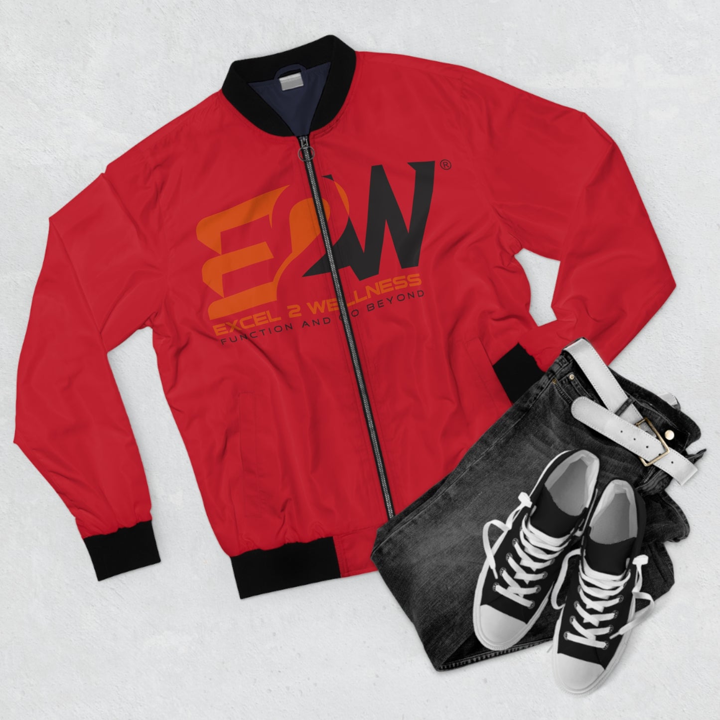 RED Men's Bomber Jacket (RD)