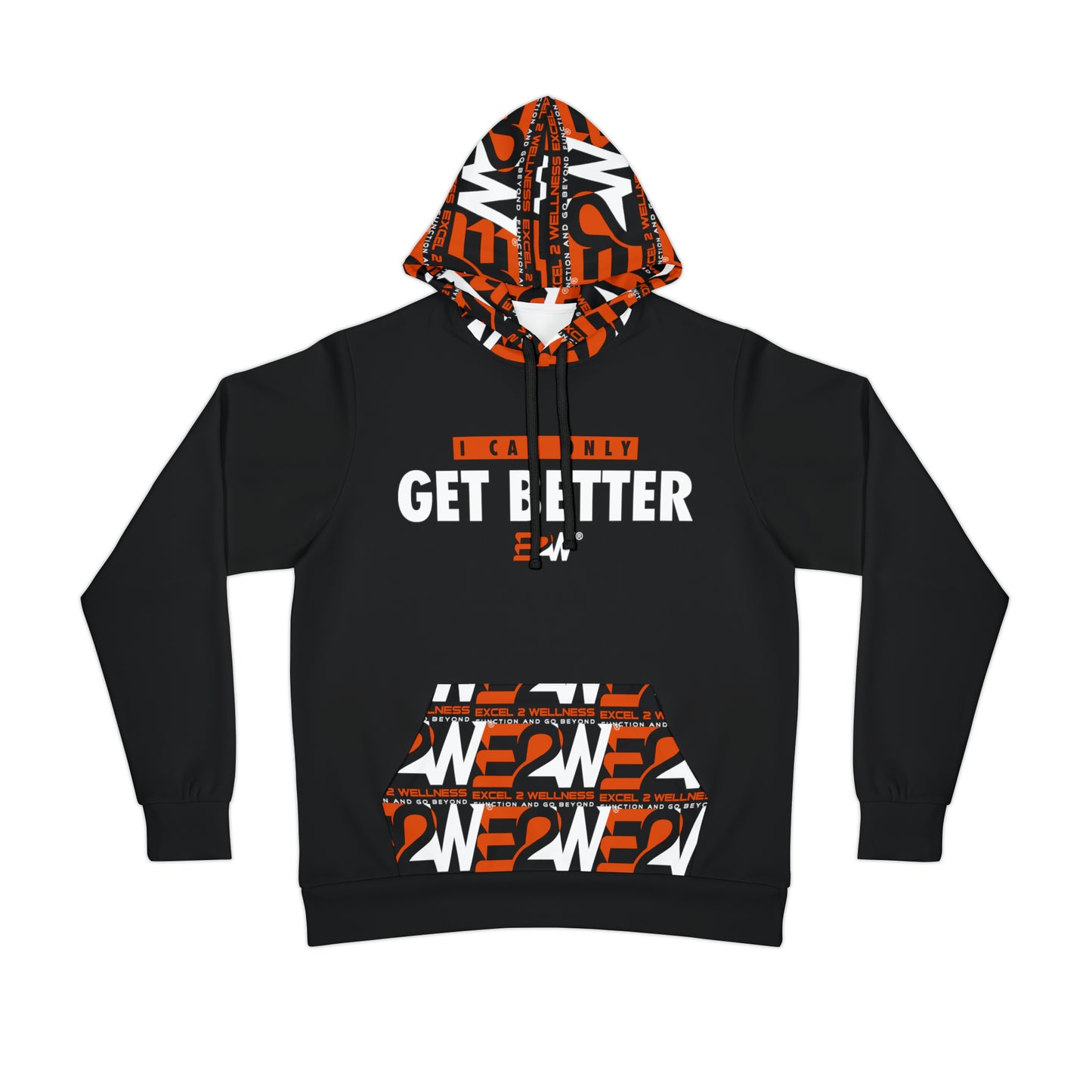 E2W Black Athletic Hoodie