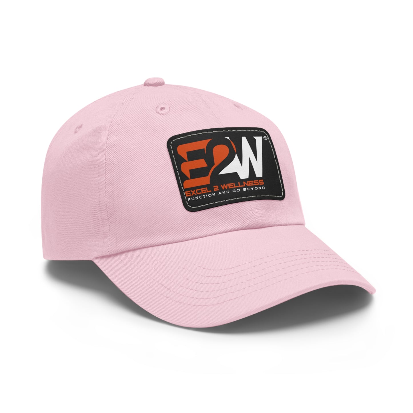Dad Hat with Leather Patch (Rectangle)