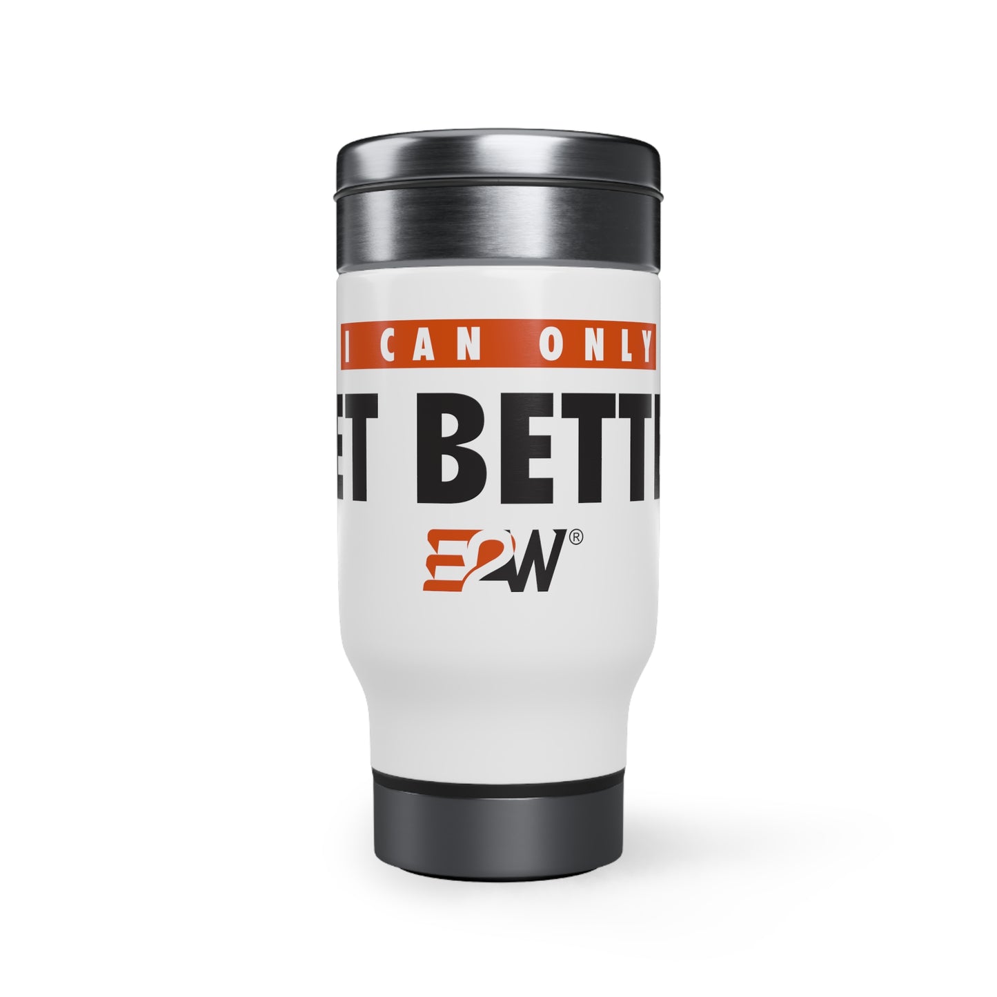 Stainless Steel Travel Mug with Handle, 14oz