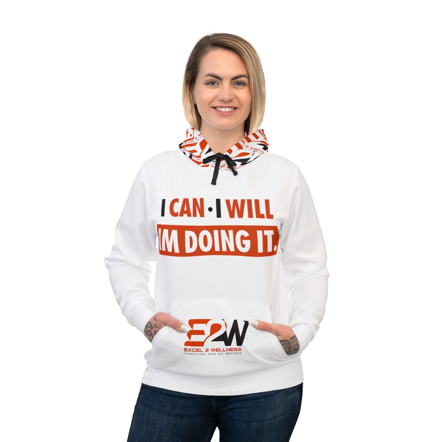 ICIWID E2W Athletic Hoodie (WHT)