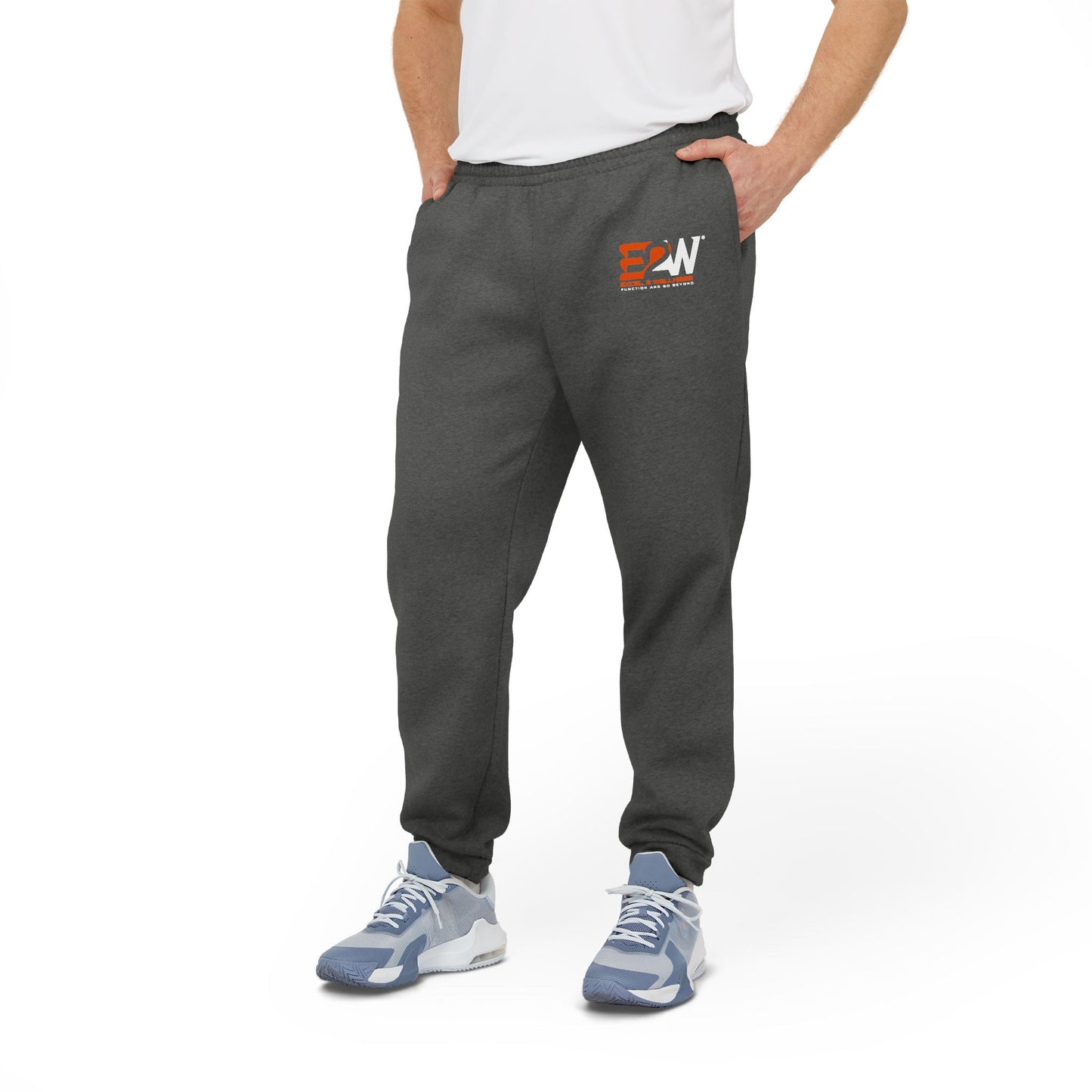 Comfortable Unisex Fleece Joggers with Stylish Branding