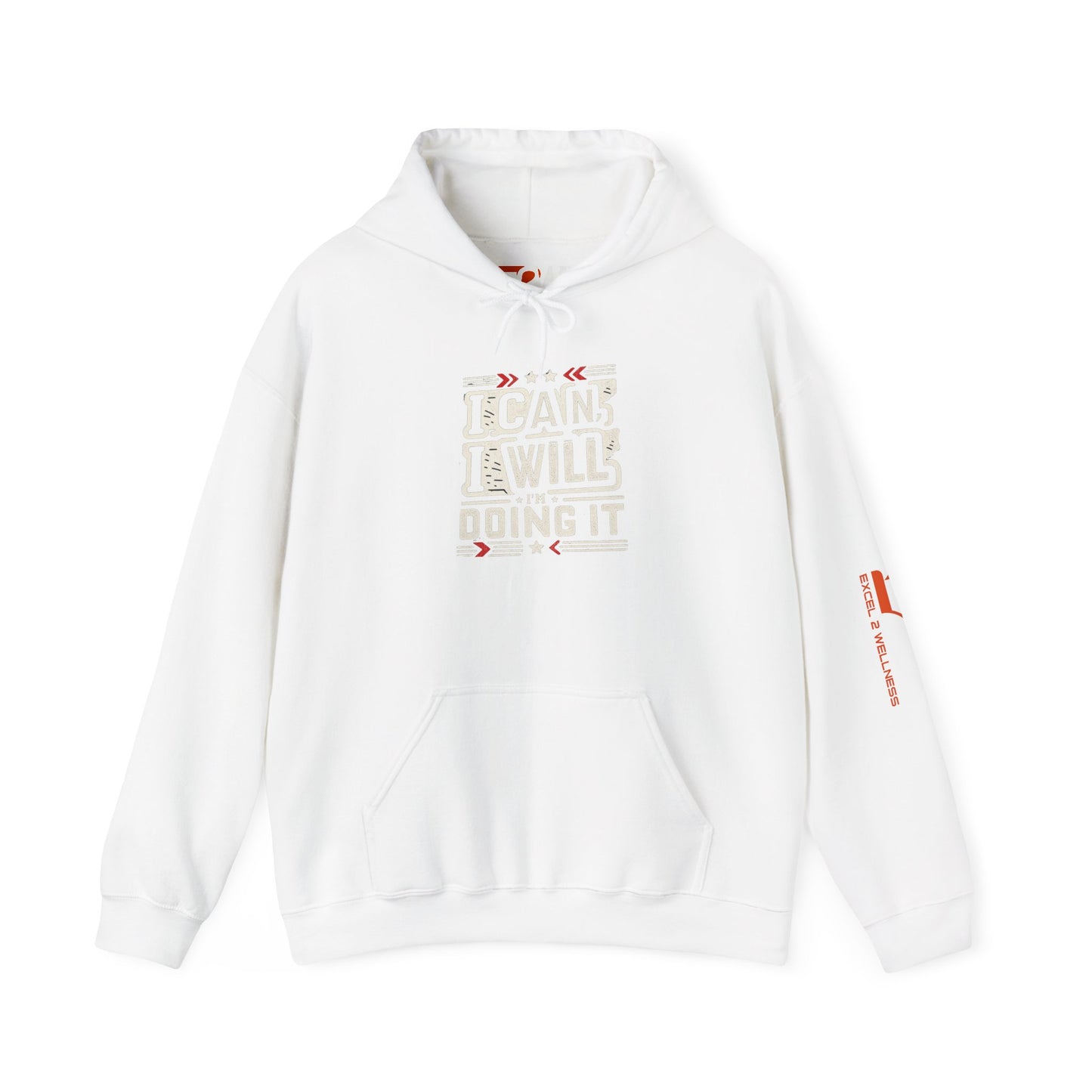 Inspiration & Motivation Hooded Sweatshirt for Fitness Enthusiasts